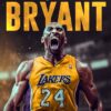 Kobe Bryant Lakers Basketball Poster