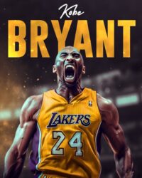 Kobe Bryant Lakers Basketball Poster