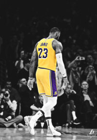 LeBron Raymone James Lakers Basketball Poster