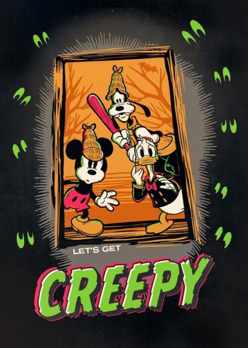 Let's Get Creepy Halloween Poster