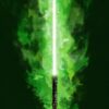 Luminara Lightsaber Star Wars Poster