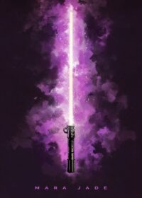 Mara Jade Lightsaber Star Wars Poster