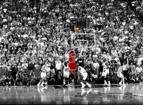 Michael Jordan Basketball Chicago Bulls Poster