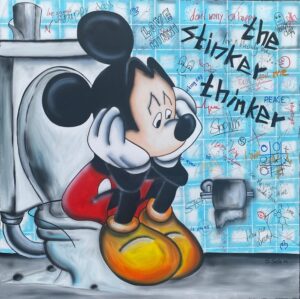 Mickey the Stinker Thinker Poster