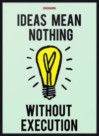 Monopoly - Ideas mean nothing Poster