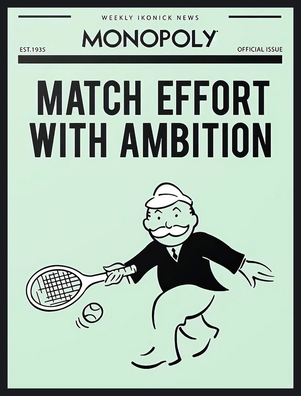 Monopoly - Match Effort with Ambition Poster