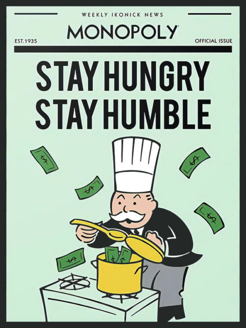 Monopoly - Stay Hungry Stay Humble Poster