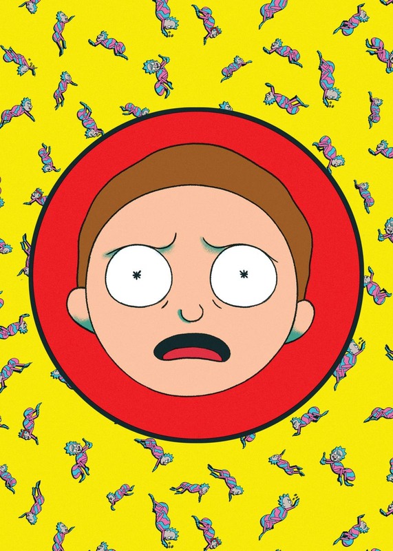 Morty Portrait Rick and Morty Poster