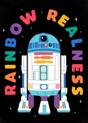 Rainbow realness Star Wars Poster