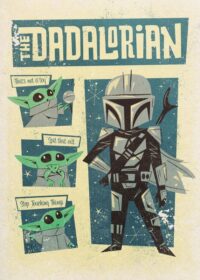 The Dadalorian Star Wars Poster