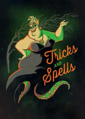 Tricks and Spells Halloween Poster