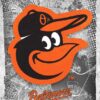 Baltimore Orioles Major Basketball League City Maps Crests Poster