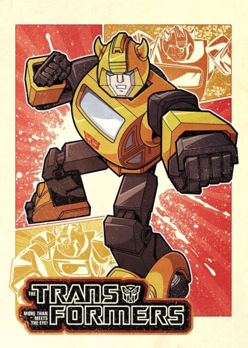 Bumblebee Comic Transformers Poster