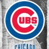 Chicago Cubs Major Basketball League City Maps Crests Poster