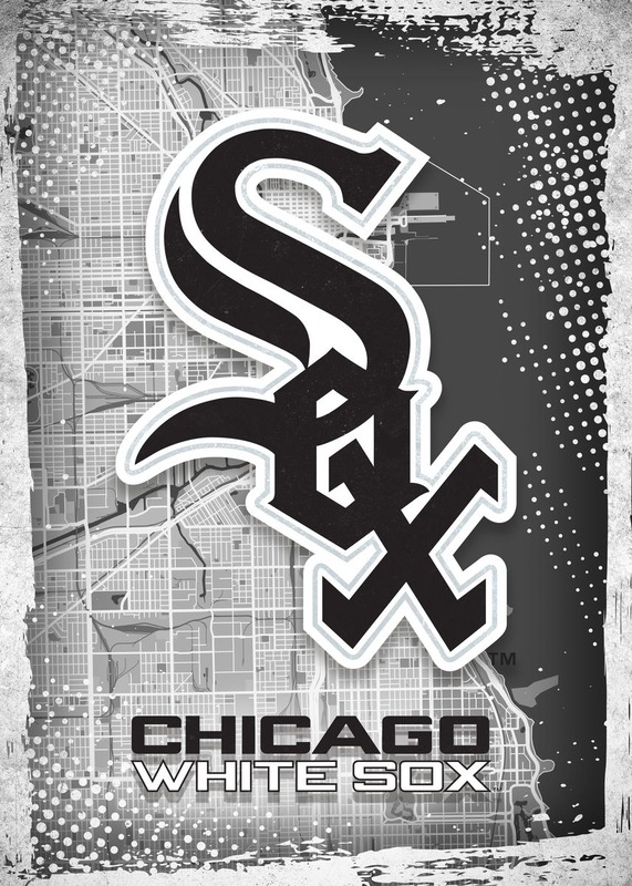 Chicago White Sox Major Basketball League City Maps Crests Poster