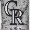 Colorado Rockies Major Basketball League City Maps Crests Poster