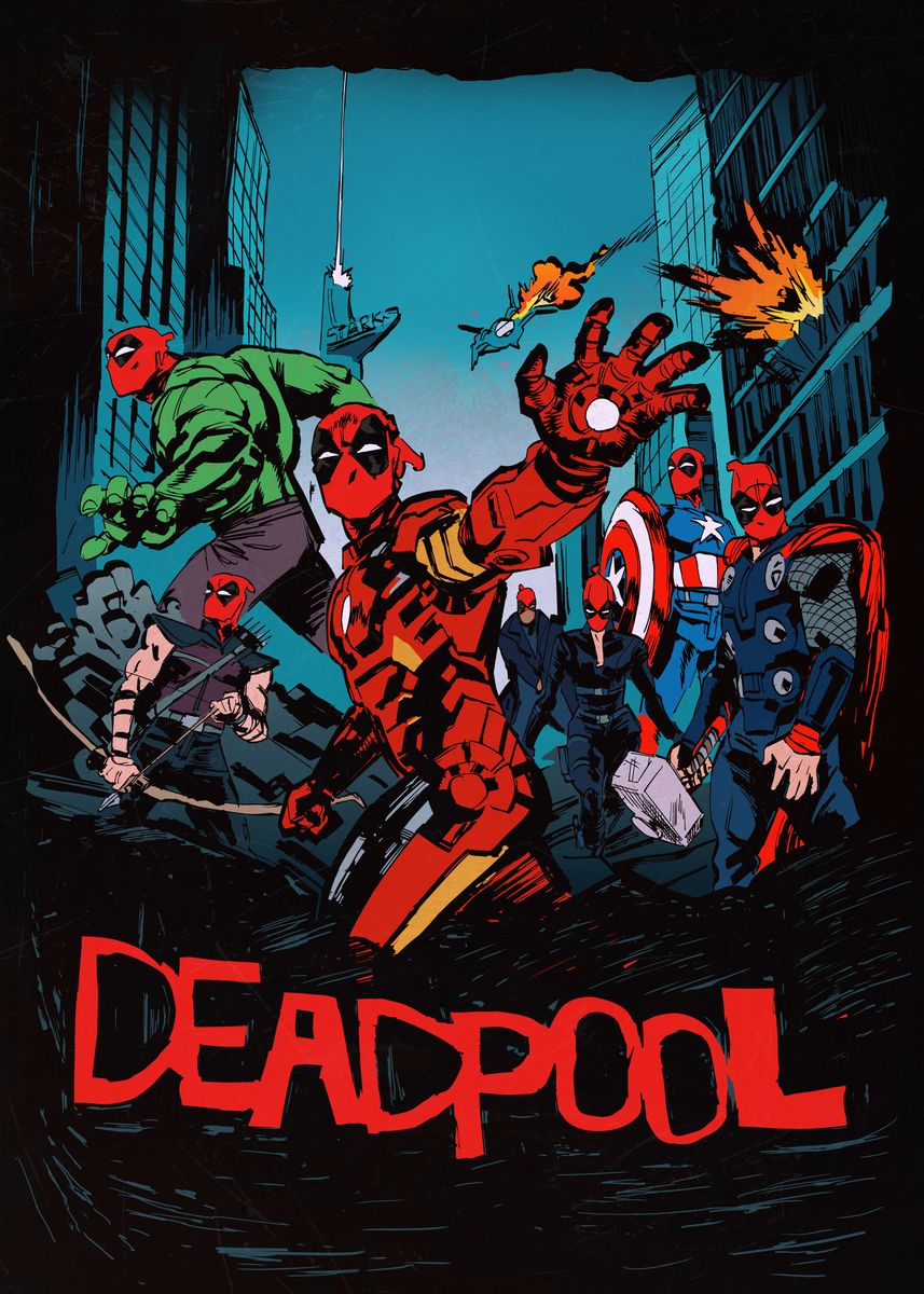 Deadpool Assemble Poster