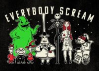 Everybody Scream Group Halloween Poster