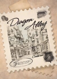 Harry Potter Diagon Alley Postcard Stamp Poster