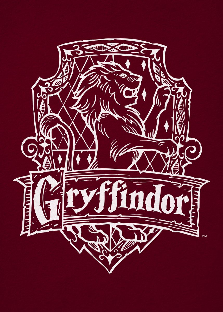 Harry Potter Gryffindor Crest Poster