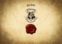 Harry Potter Hogwarts Envelope Poster