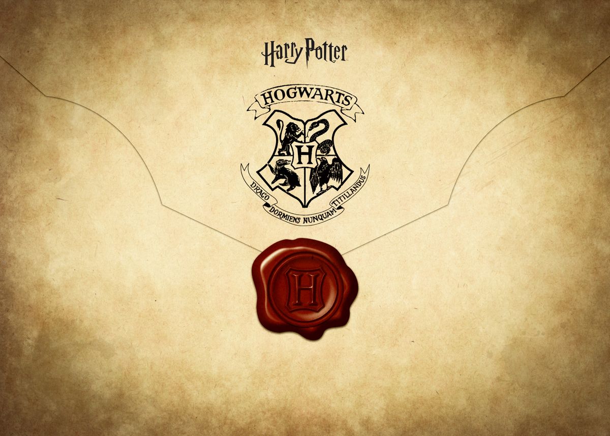 Harry Potter Hogwarts Envelope Poster