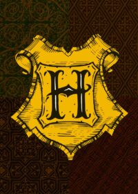 Harry Potter Hogwarts Simple Crest Poster