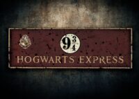 Harry Potter Platform 9/34 Plaque Poster