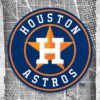 Houston Astros Major Basketball League City Maps Crests Poster