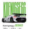 Koenigsegg Jesko Car Poster