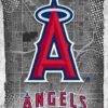 Los Angeles Angels Major Basketball League City Maps Crests Poster