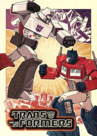 Optimus Megatron Fight Transformers Poster