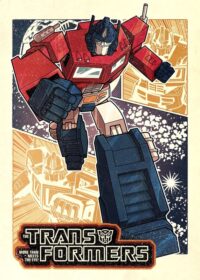 Optimus Prime Comic Transformers Poster