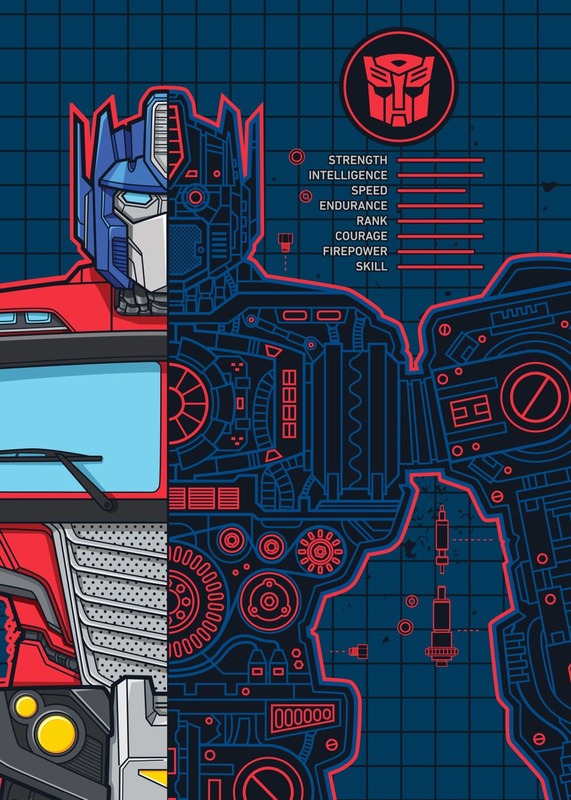 Optimus Prime Inside Transformers Poster