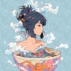 Ramen Kawaii Anime Girl Poster