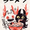 Ramen Monsters Yokai Poster