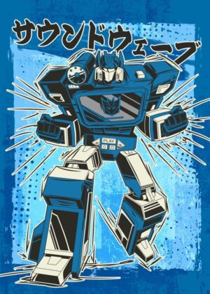 Soundwave Manga Transformers Poster