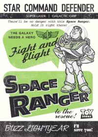 Space Ranger Retro Buzz Poster