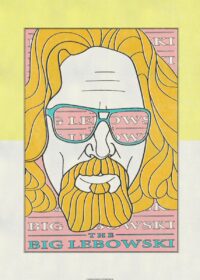 The Big Lebowski Pastel Poster