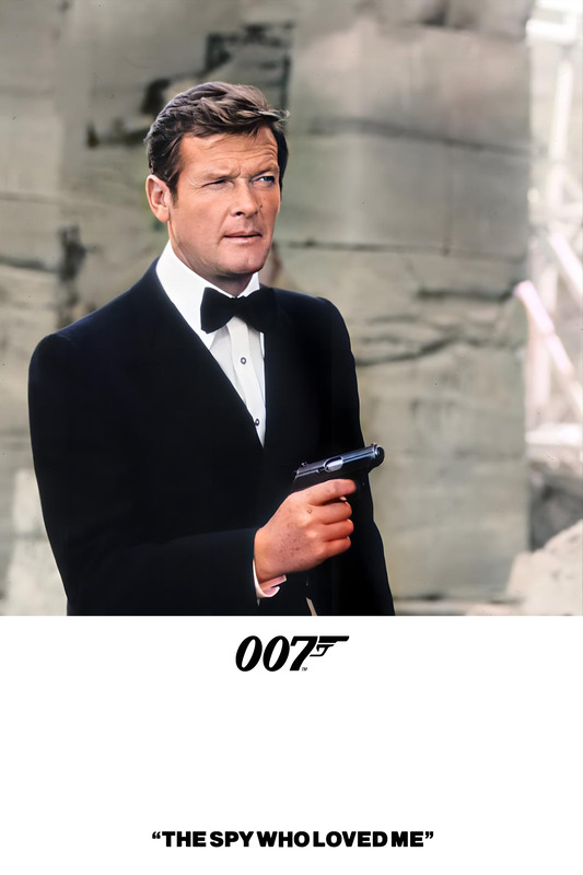 The Spy Who Loved Me (1977) 007 James Bond Movie Poster