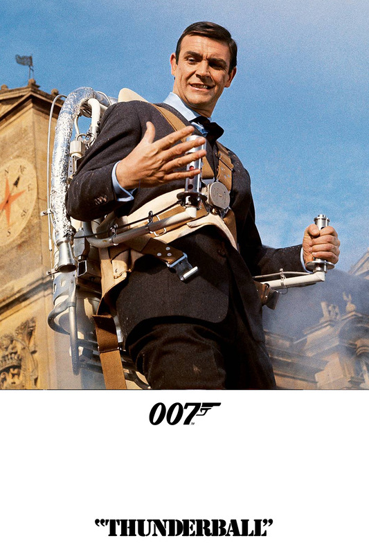 Thunderball (1965) 007 James Bond Movie Poster