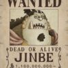 Wanted Jinbe One Piece Poster