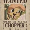 Wanted Tony Tony Chopper One Piece Poster