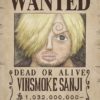 Wanted Vinsmoke Sanji One Piece Poster