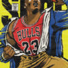 Michael Jordan Slam Dunk Pop art Poster