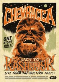 Chewbacca Star Wars Poster