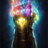 Infinity Stones Gauntlet Thanos Avengers Poster