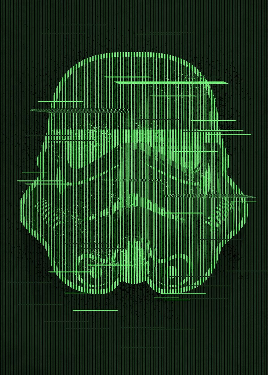 Jammed Stormtrooper Star Wars Poster