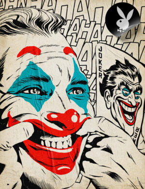 Joker Playboy Magazine Pop art Poster