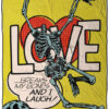 Skeleton Love Pop art Poster